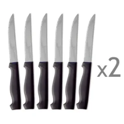 Lot 12 couteaux à steak Pradel