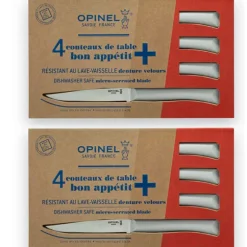 Lot de 2 coffrets 4 couteaux de table Nuage Opinel