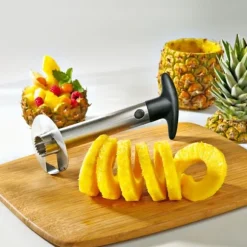 Lot de 2 Coupe ananas en inox Mathon