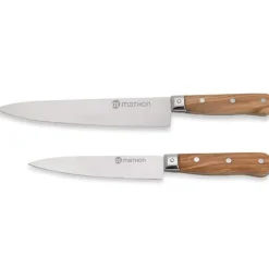 Lot de 2 couteaux Chef 15 et 20 cm Mathon