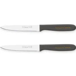 Lot de 2 couteaux à tomate Classic 11 cm taupe Nogent
