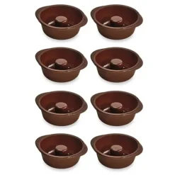 Lot de 8 Flexi'moules à baba ou savarins en silicone Mathon