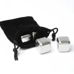 Lot de 8 glaçons magiques en inox Mathon