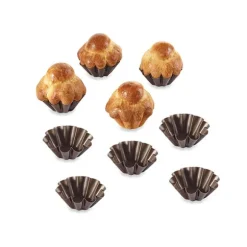 Lot de 8 moules à briochettes 6 cm Gobel