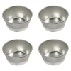 Lot de 4 moules à muffin en fer blanc Gobel