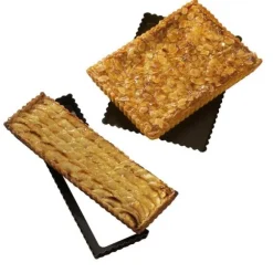 Lot de 2 moules à tarte rectangle amovible 30 et 36 cm Mathon