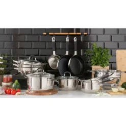 Lot de 2 poêles antiadhésives Rapid Cook 24 et 28 cm Mathon
