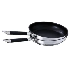 Lot de 2 poêles antiadhésives Rapid Cook 24 et 28 cm Mathon
