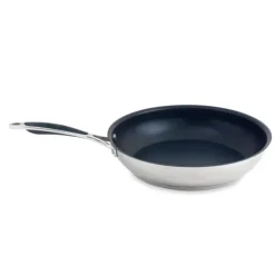 Lot de 2 poêles inox antiadhérentes Excell'Inox 28 et 32 cm Mathon