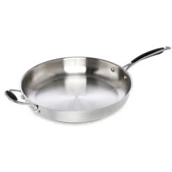 Lot de 4 poêles tout inox 20, 24, 28 et 32 cm Excell'Inox Mathon