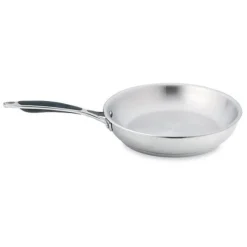 Lot de 3 poêles tout inox 20, 24 et 28 cm Excell'Inox Mathon