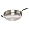 Lot de 2 poêles tout inox Excell’Inox 28 et 32 cm Mathon