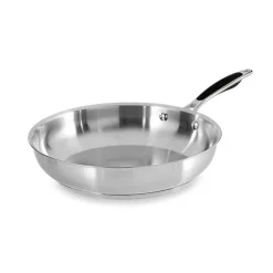 Lot de 2 poêles tout inox Excell’Inox 28 et 32 cm Mathon