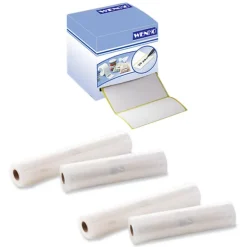 Lot de 4 rouleaux de sachets à découper et 500 étiquettes adhésives