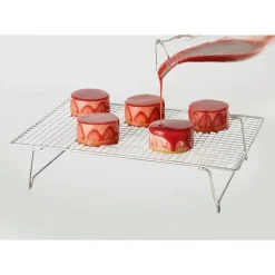 Lot de 2 volettes rectangulaires en inox 43 x 28 cm Mathon