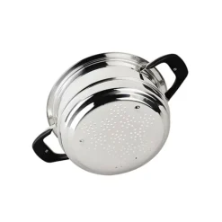 Lot faitout basse température et insert cuit vapeur 24cm Ecovitam