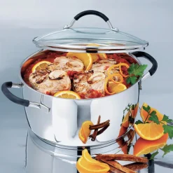 Lot 2 faitouts en inox 24 et 26 cm Rapid’cook Mathon