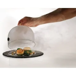 Lot fumoir à aliments et cloche 26 cm Lacor