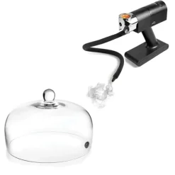 Lot fumoir avec cloche de 26 cm Lacor