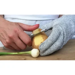 Lot mandoline V 5 lames et gant contre les coupures Mathon