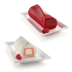 Lot moule en silicone Corallo et moule à insert bûche Silikomart