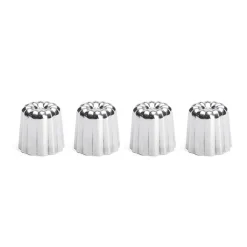Lot 4 moules à canelés en inox Ø 4,5 cm De Buyer