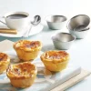 Lot 8 moules originaux à Pastéis de Nata - flans portugais Artame