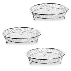 Lot 3 paniers ronds pour friteuse à air chaud Ibili
