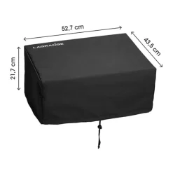 Lot plancha électrique Pro 50 noire avec spatule en inox et sa housse de protection Lagrange
