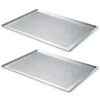 Lot 2 plaques à pâtisserie micro-perforée en aluminium 40 cm Mathon