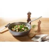 Lot poêle et sauteuse paysanne acier Minéral B 24 cm De Buyer