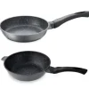 Lot poêle et sauteuse revêtement Dur comme la pierre 28 cm Mathon