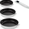 Lot 3 poêles aluminium revêtement céramique Evolution 20, 24 et 28 cm et manche amovible Beka