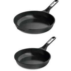 Lot 2 poêles antiadhérentes aluminium Phantom manche amovible 24 et 28 cm Berghoff
