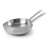 Lot 2 poêles en inox Chef 24 et 28 cm Lacor