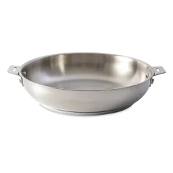 Lot 2 poêles 20 et 32 cm avec manche et anse Clips'inox Mathon