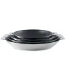 Lot 4 poêles inox antiadhérentes Strate sans manche 20, 24, 26 et 28 cm Cristel