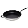 Lot 4 poêles inox antiadhérentes Excell'Inox 20, 24, 28 et 32 cm Mathon