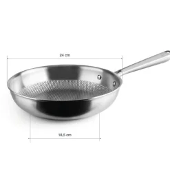 Lot 2 poêles Titanium 24 et 28 cm Lacor