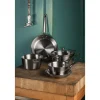 Lot 2 poêles tout inox 1826 24 et 28 cm Cristel