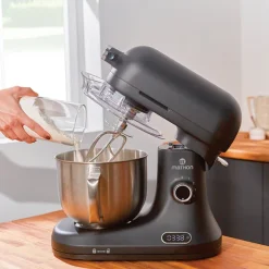 Lot robot pâtissier 5 L avec balance intégrée et kit hachoir à viande Mathon