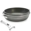Lot 2 sauteuses Choc Extrême Loqy 24 et 28 cm et manche amovible De Buyer
