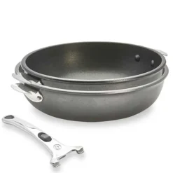 Lot 2 sauteuses Choc Extrême Loqy 24 et 28 cm et manche amovible De Buyer