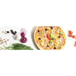 Lot 2 sets de 2 couteaux à pizza avec lame en inox Mathon
