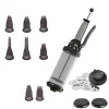 Lot tube piston à pression et coffret douilles tritan à garnir De Buyer