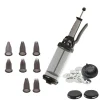 Lot tube piston à pression et coffret 6 douilles en tritan Classic De Buyer