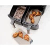 Lot 4 x 2 feuilles de cuisson rectangulaires pour friteuse à air chaud NoStik