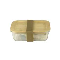 Lunch box avec 3 couverts bambou Pebbly