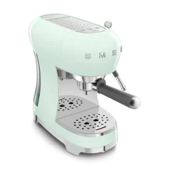 Machine à café expresso 1 L 1350 W ECF02PGEU vert d'eau Smeg