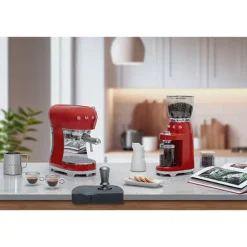 Machine à café expresso 1 L 1350 W ECF02RDEU rouge Smeg